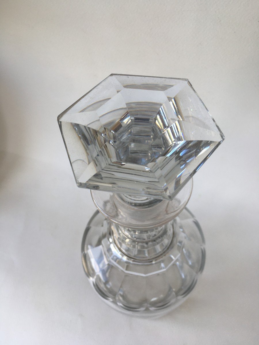 Ancienne Carafe En Cristal Baccarat XIXème-photo-2