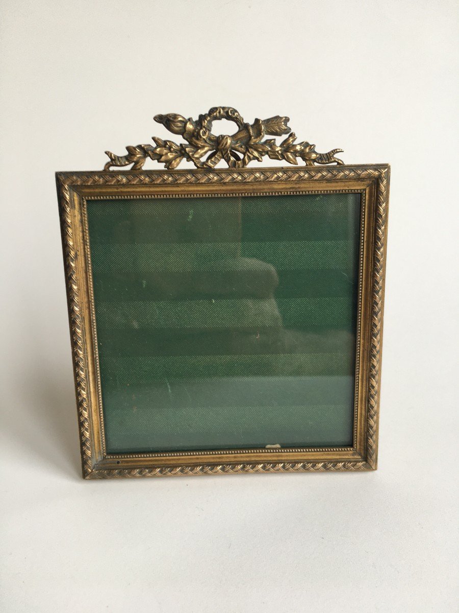 Small Bronze Photo Frame From The Napoleon III Period-photo-3