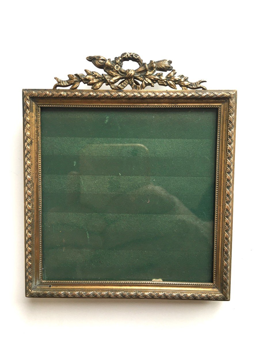 Small Bronze Photo Frame From The Napoleon III Period-photo-2