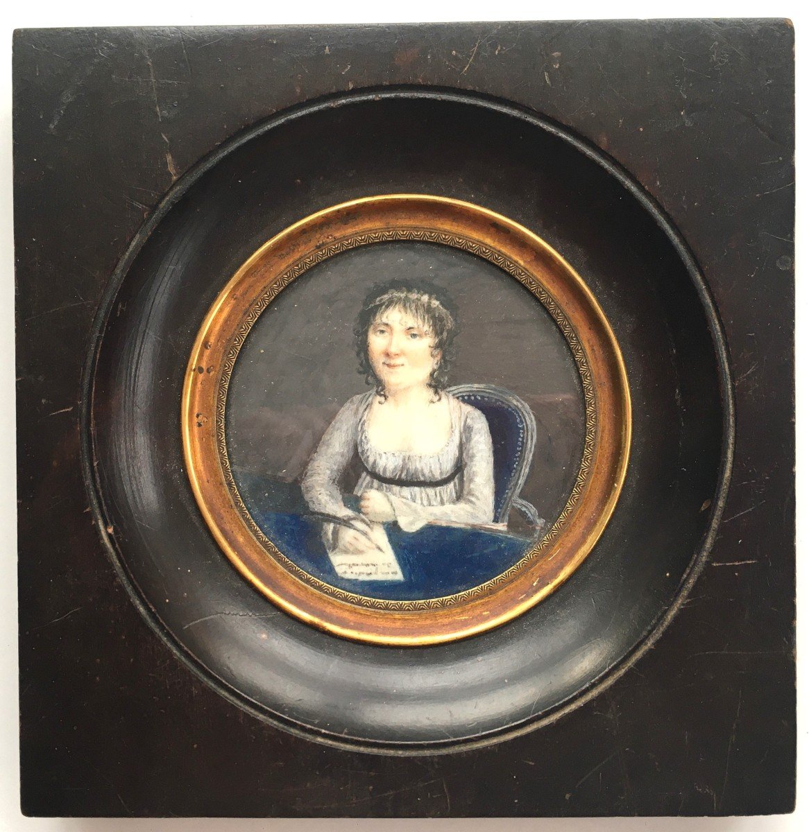 Miniature Portrait Of A Woman From The Empire Period Nominative-photo-2