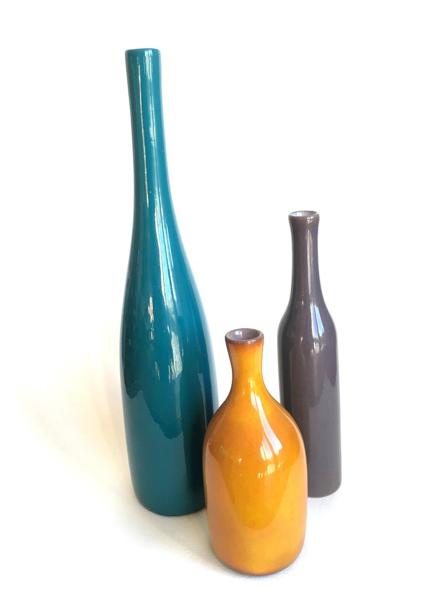 Jacques And Dani Ruelland Bottle Vases-photo-2