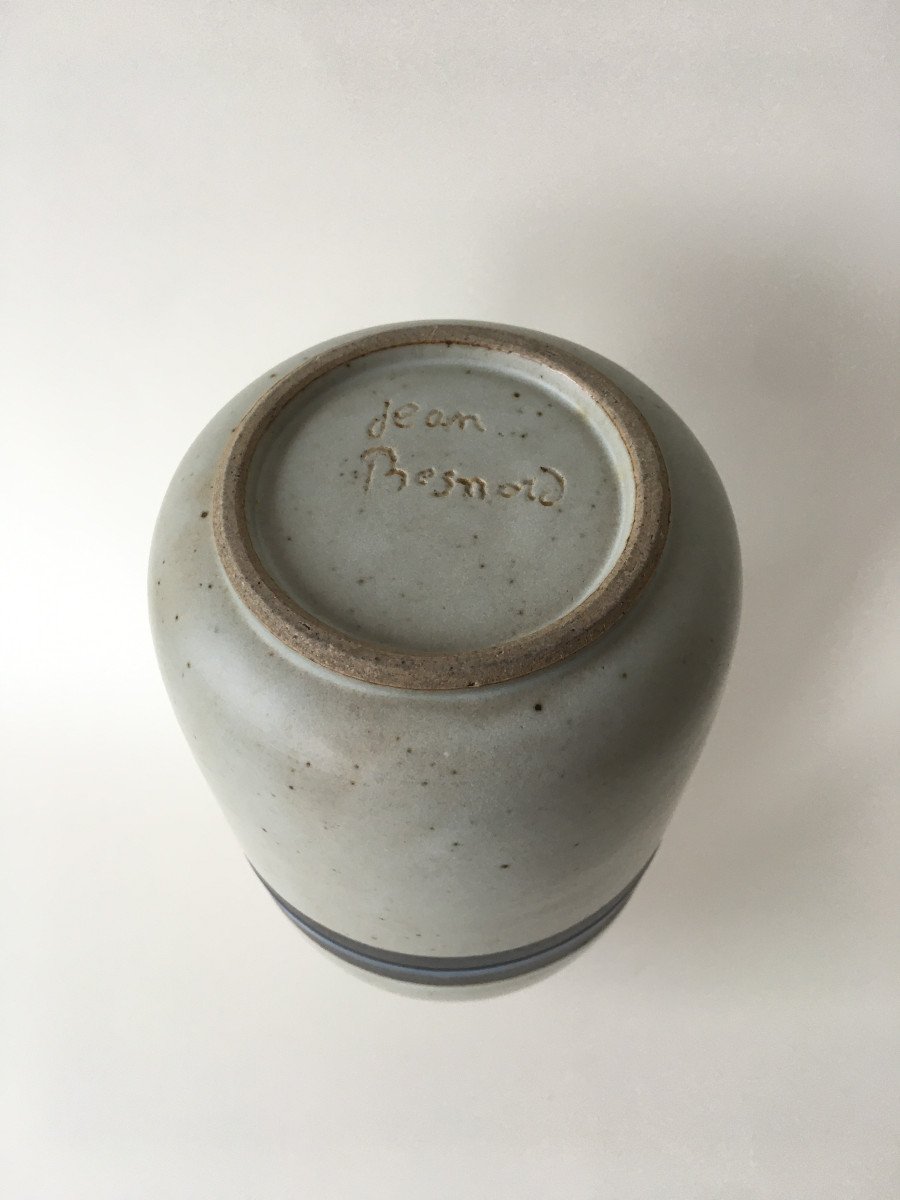 Rare Et Superbe Vase Jean Besnard Authentique-photo-3