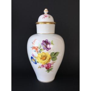 Vase En Porcelaine Meissen Vers 1900