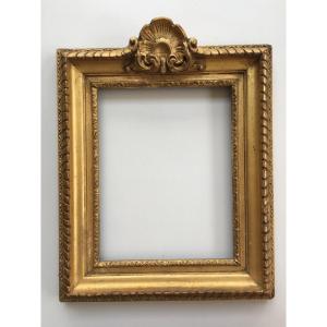 Small 19th Century Gilded Frame, Rebate 16.1x12.8cm