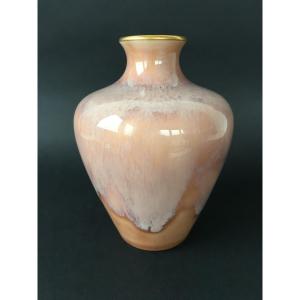 Small Art Nouveau Flamed Vase Manufacture Nationale De Sèvres 1902