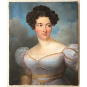 Empire Painting Portrait Baroness Falck De Roisin