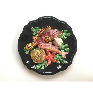 Grande Assiette En Trompe l'œil Figuères à Marseille