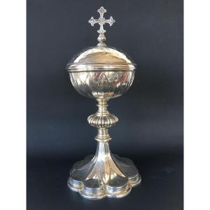 Silver Chalice Ciborium Hallmark Minerva Goldsmith Armand Caillat