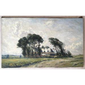 Tableau André Dauchez Bretagne Peintre Breton