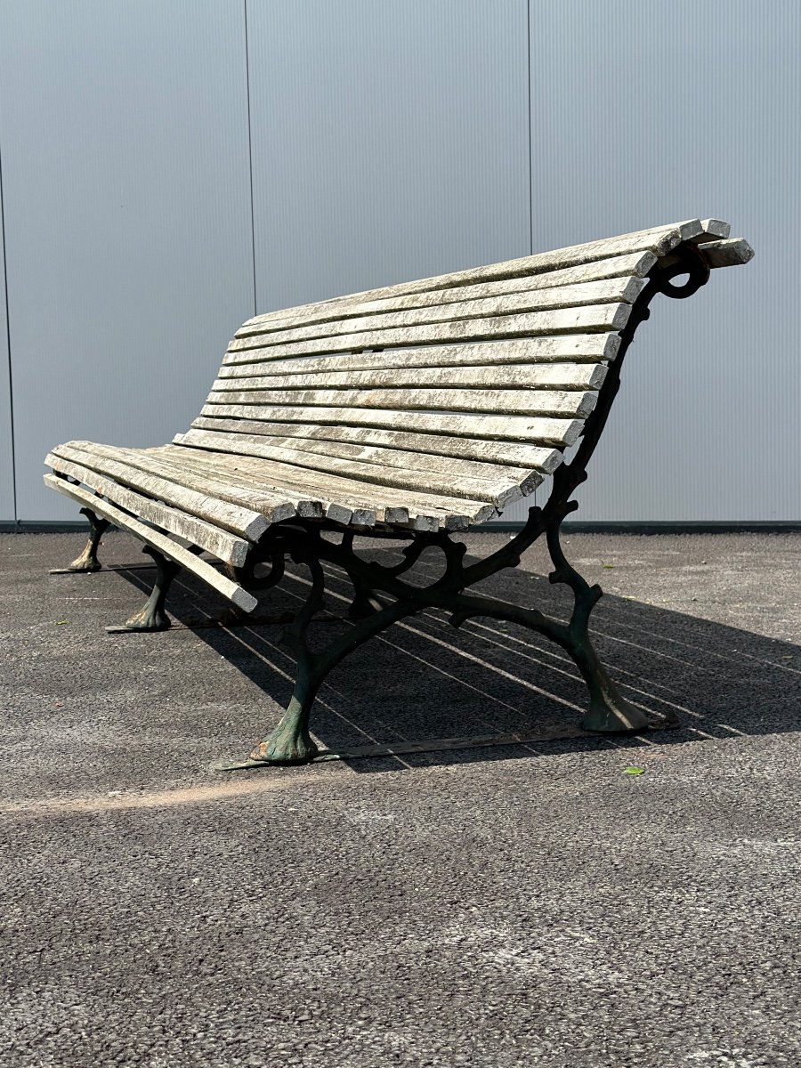 Banc De Jardin De Château 3m De Long -photo-4