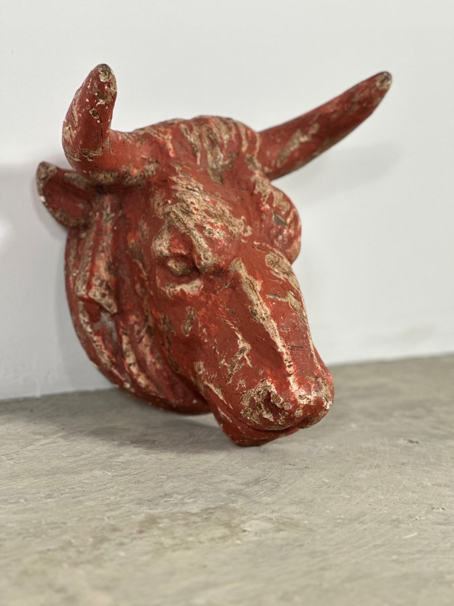 Cast Iron Ox Head -photo-2