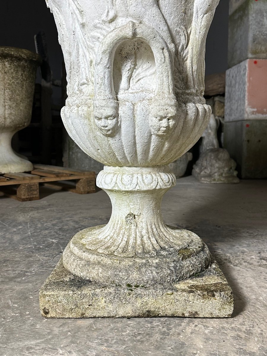 Pair Of Large Stone Vases-photo-4