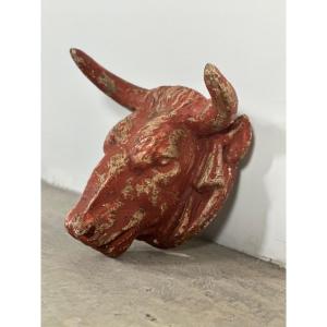 Cast Iron Ox Head 