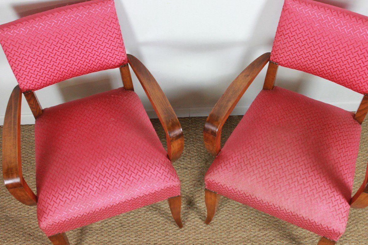 Set Of 2 Art Deco Armchairs-photo-2