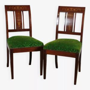 Lot De 2 Chaises Style Empire