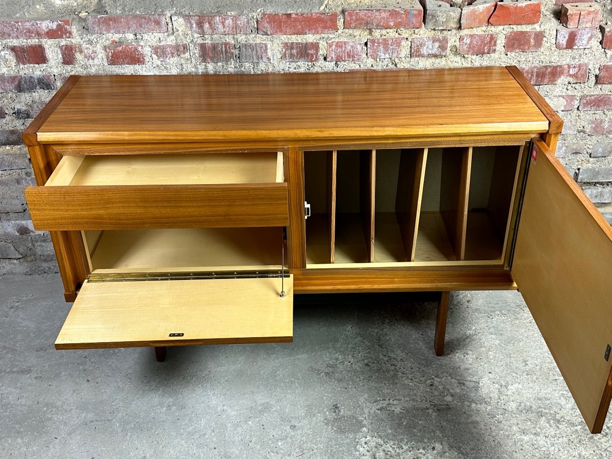 Vintage 60's Scandinavian Musterring Möbel Sideboard In Walnut Veneer-photo-2