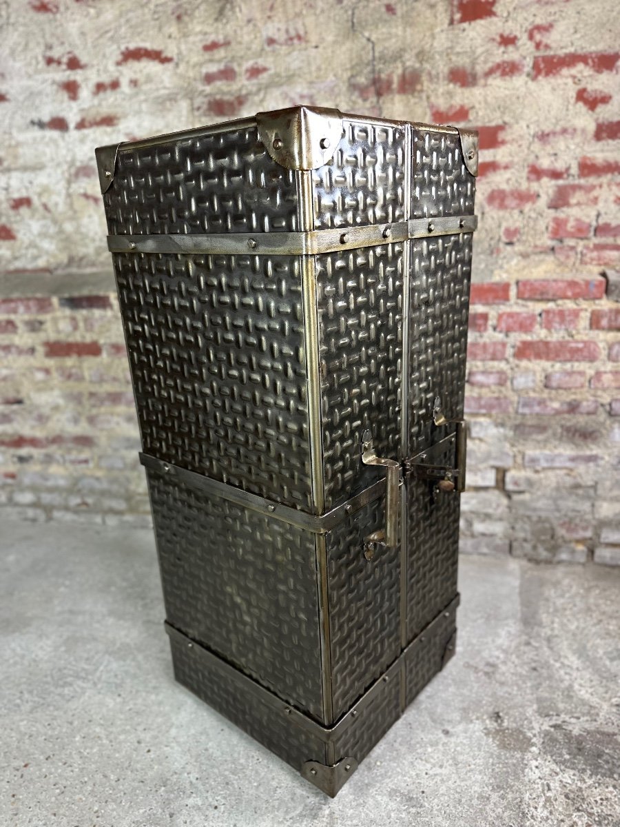 Trunk Bar / Storage Unit In Embossed Steel 1980-photo-1