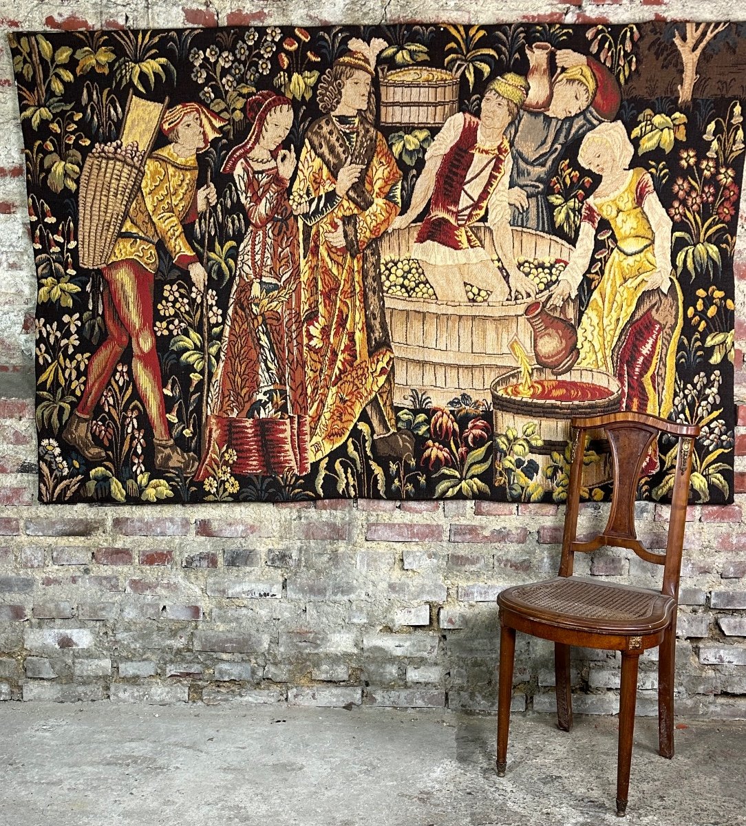 Halluin Tapestry "the Harvest" 1960-photo-3