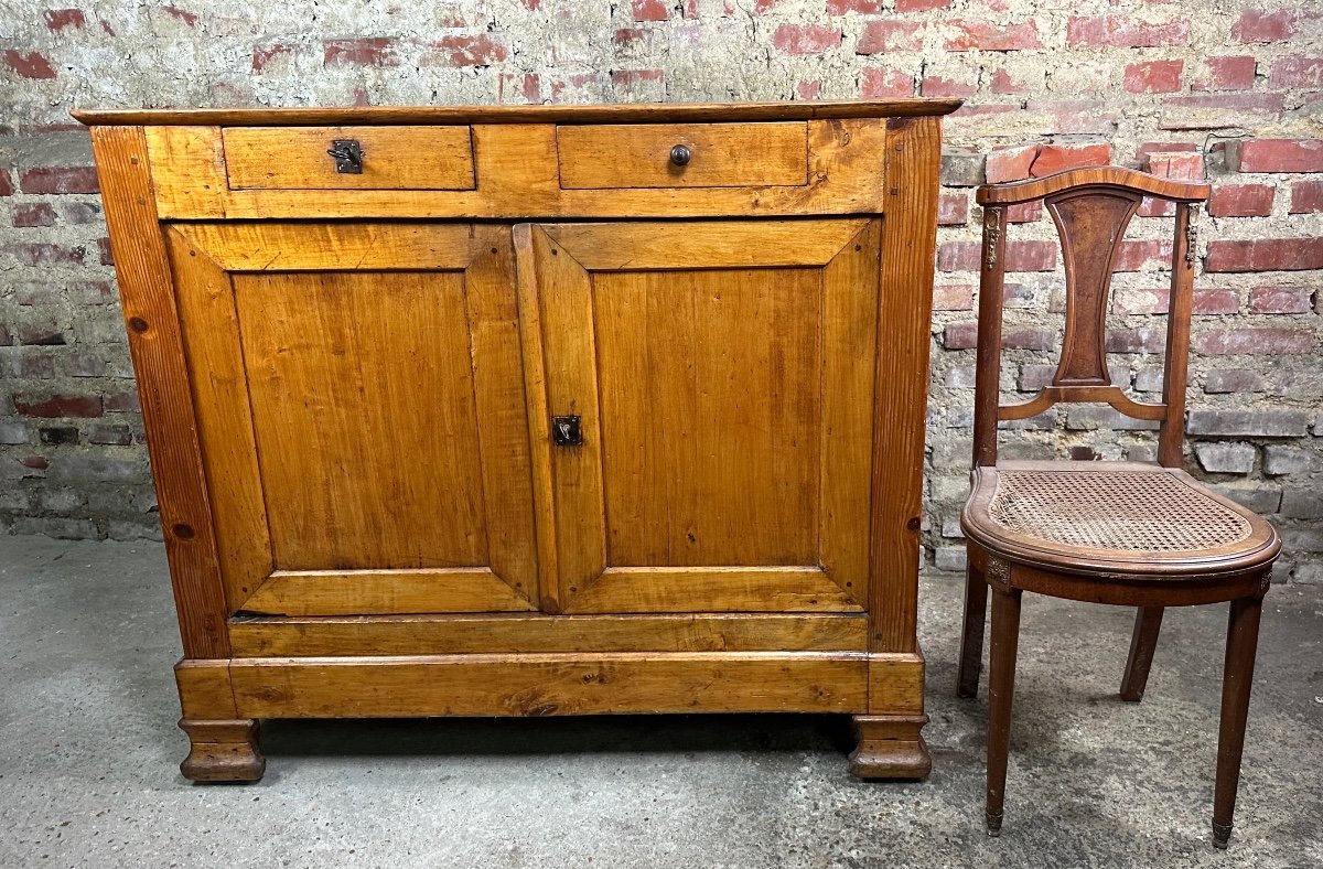 Louis Philippe Period Poplar Sideboard-photo-4