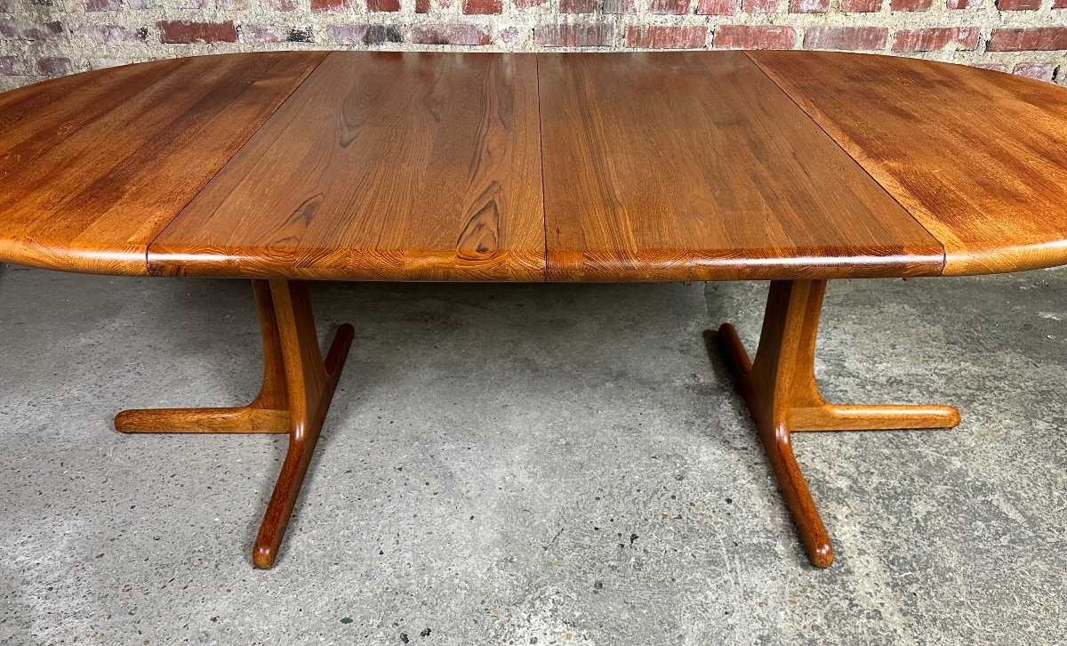 Table Scandinave En Teck De Biesse Jk Par Möbelfabrik 1960-photo-3