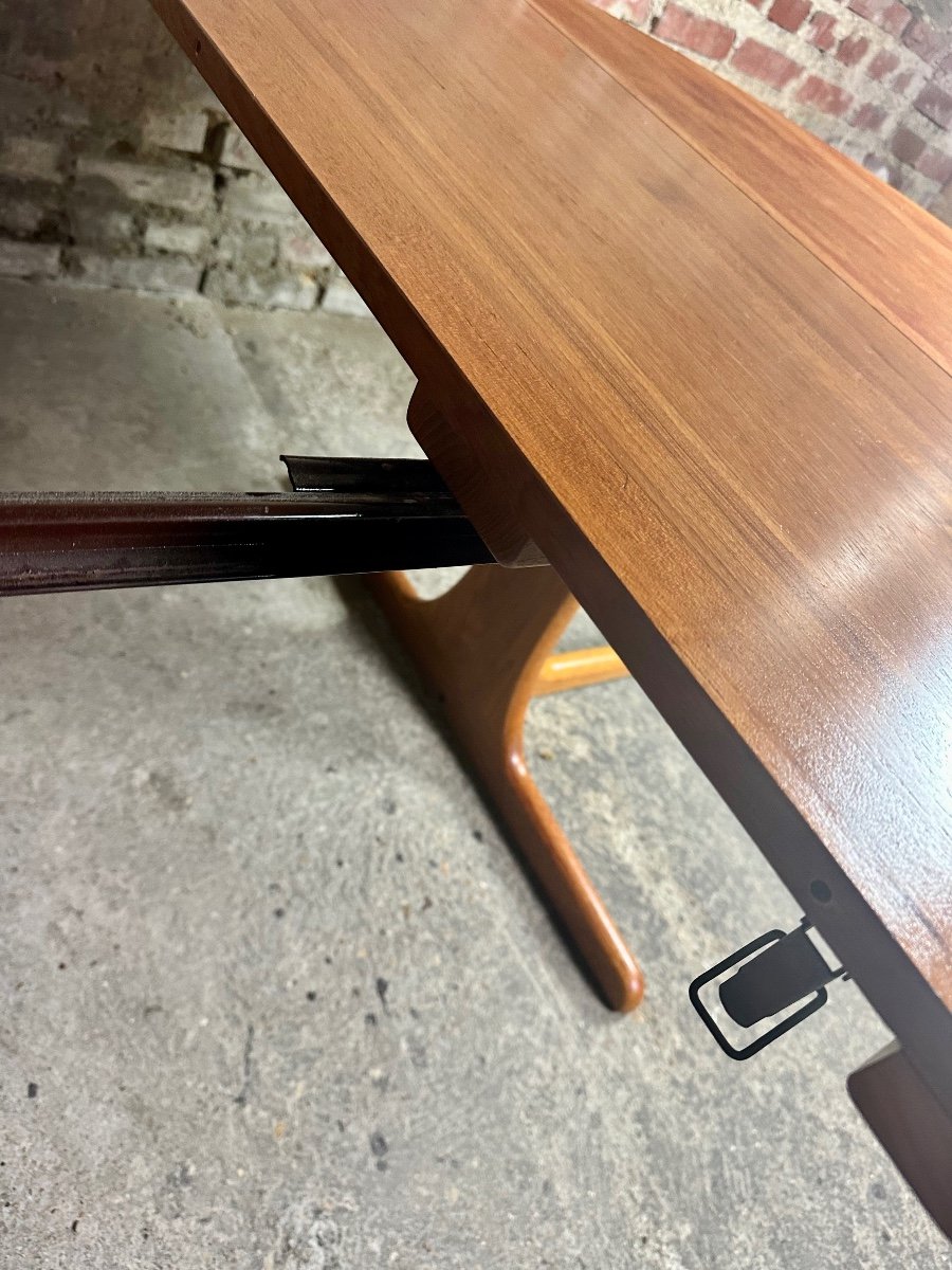 Table Scandinave En Teck De Biesse Jk Par Möbelfabrik 1960-photo-1