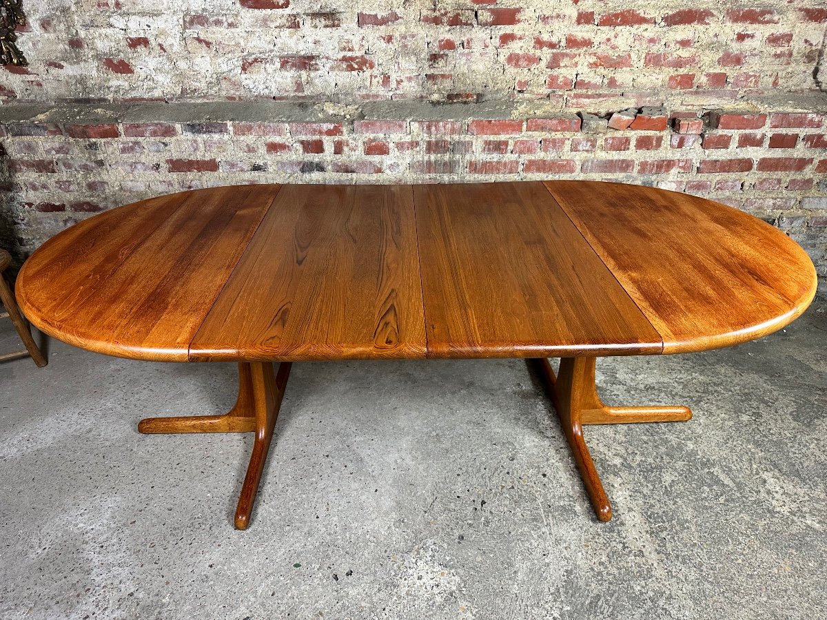 Table Scandinave En Teck De Biesse Jk Par Möbelfabrik 1960-photo-6