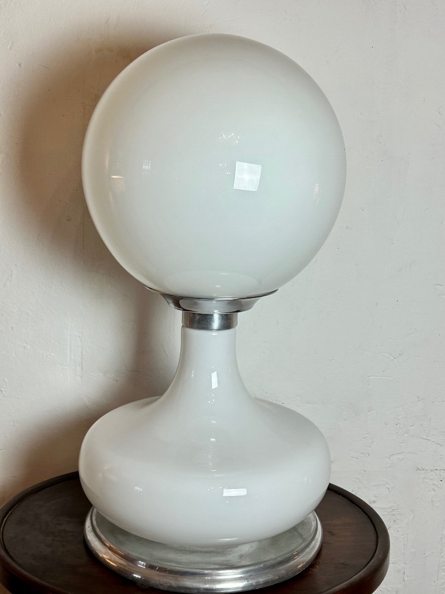 Lampe En Verre Murano Par Carlo Nason éditée Par Mazzega Italie 1970-photo-2