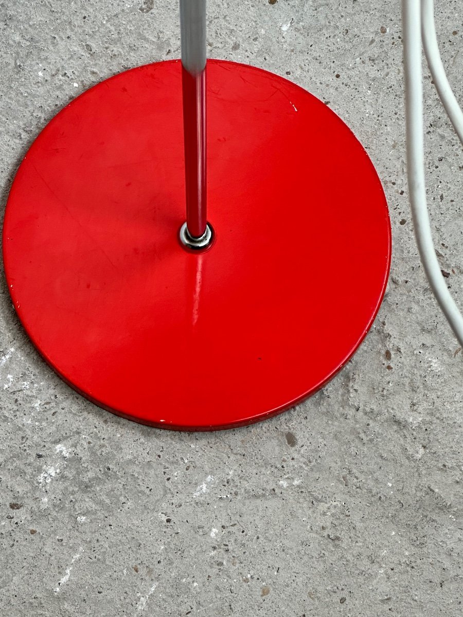 Lampadaire Amilux Vintage Rouge 70's-photo-1