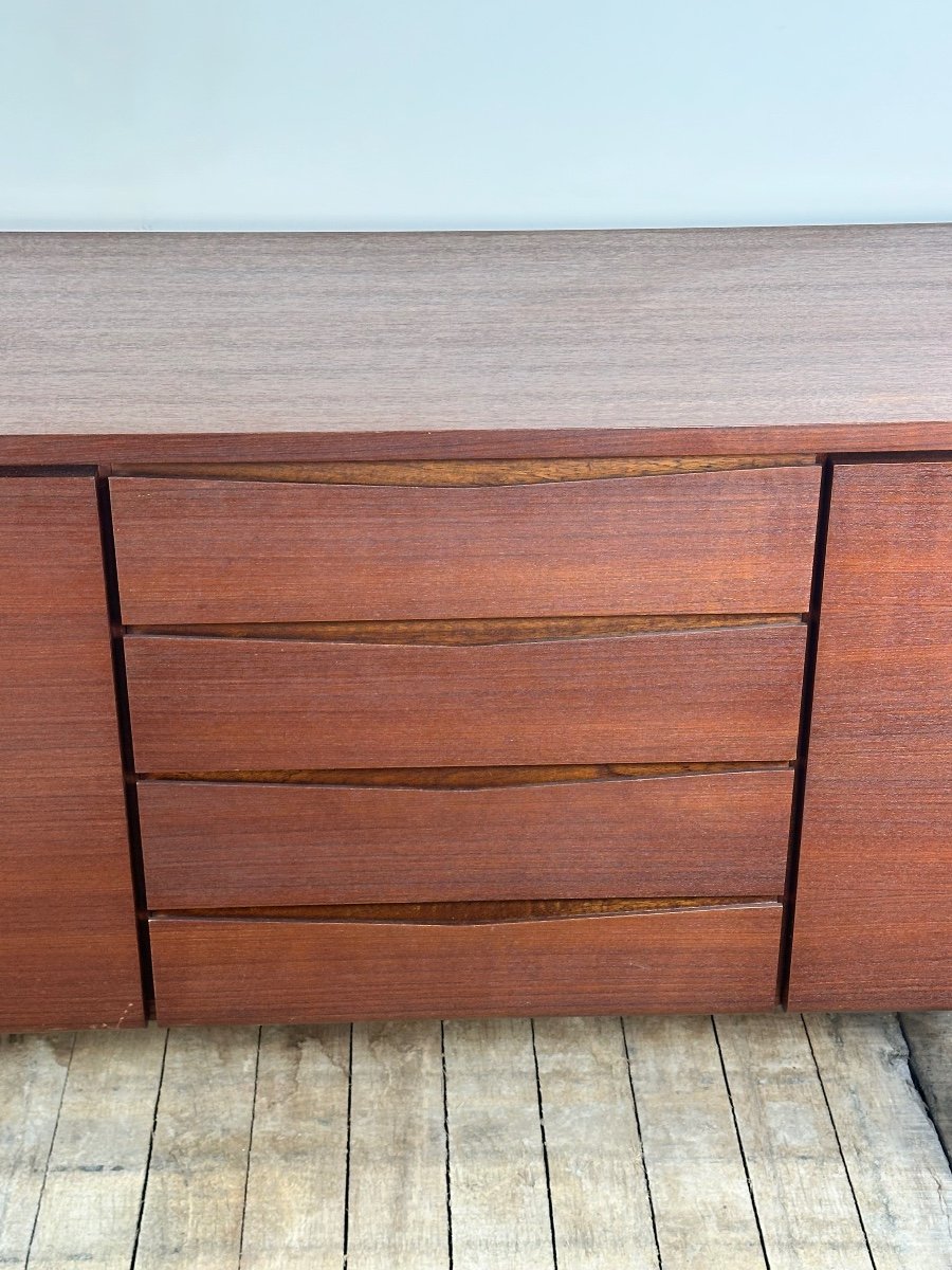 Scandinavian Danish Teak Sideboard Vintage 1970-photo-2