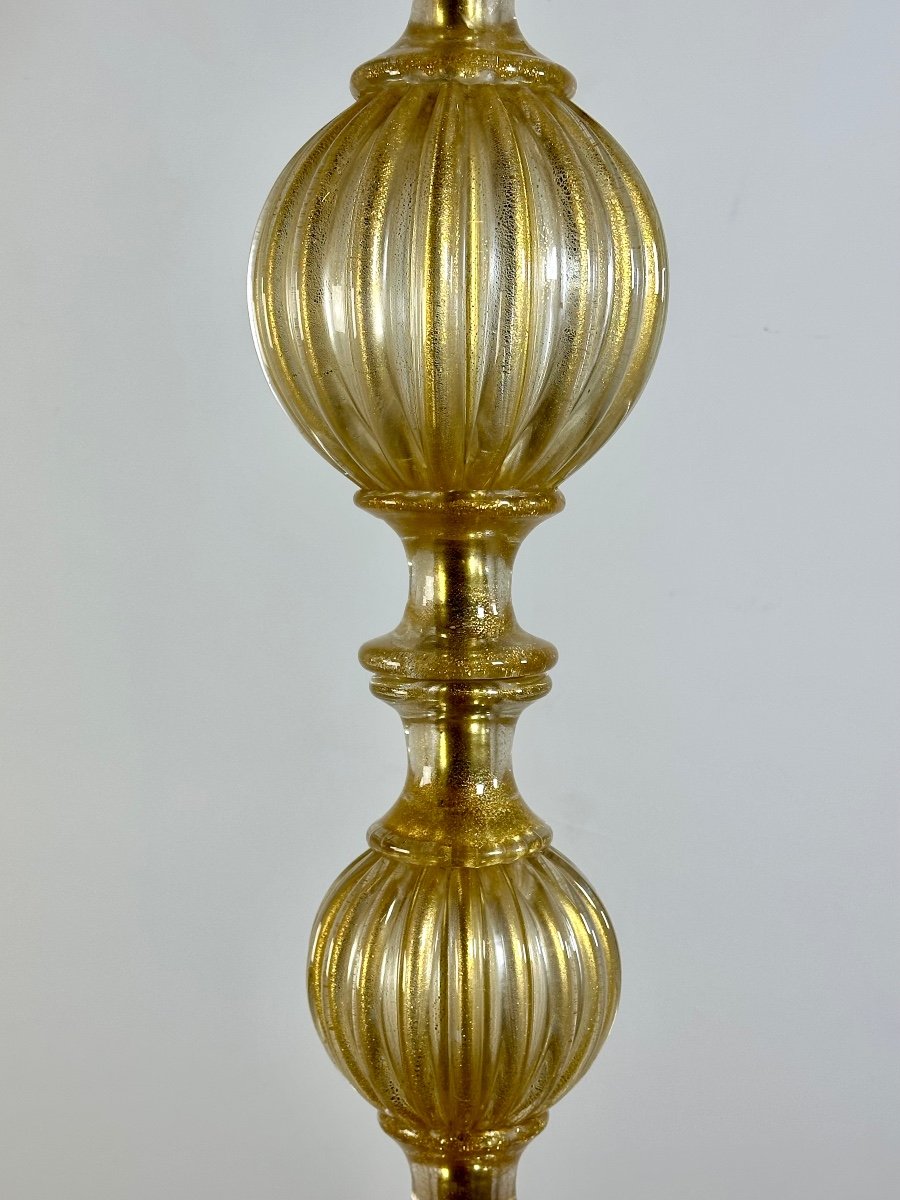 Barovier And Toso Murano Glass Floor Lamp 1940s-photo-3