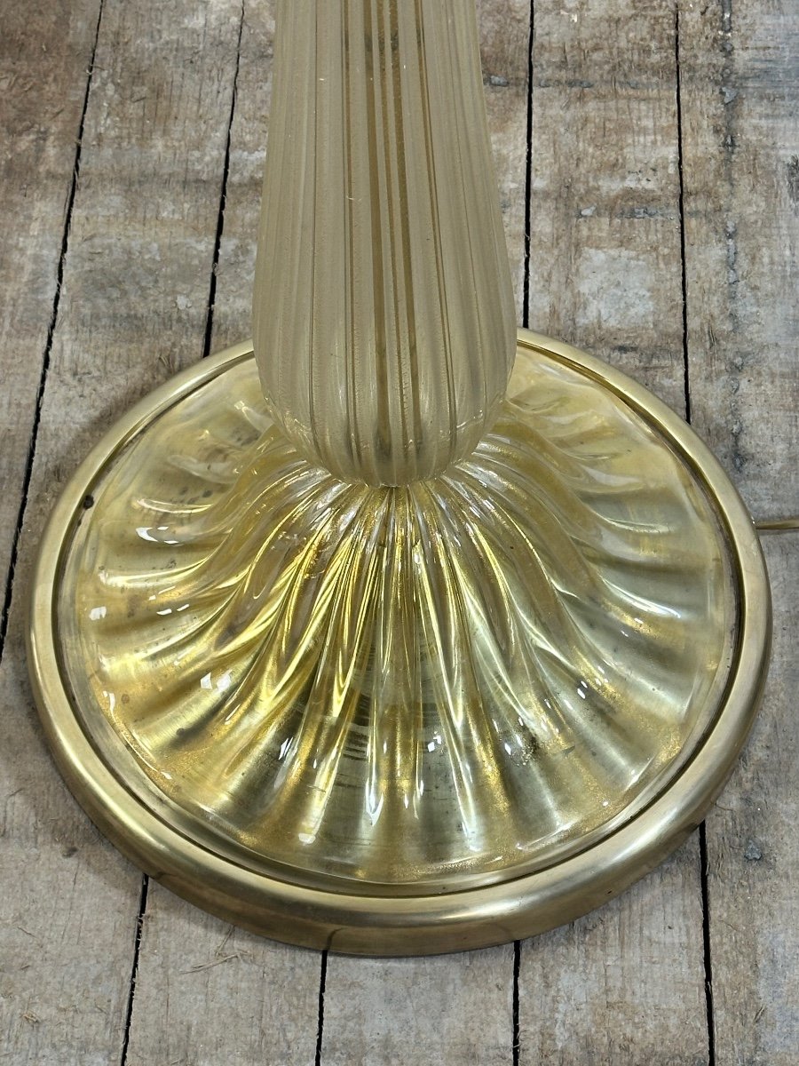 Barovier And Toso Murano Glass Floor Lamp 1940s-photo-7