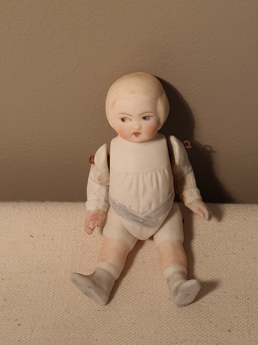 Articulated Biscuit Miniature Baby. Height 8.5 Cm-photo-4