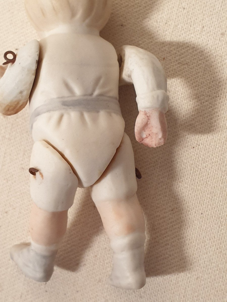 Articulated Biscuit Miniature Baby. Height 8.5 Cm-photo-6