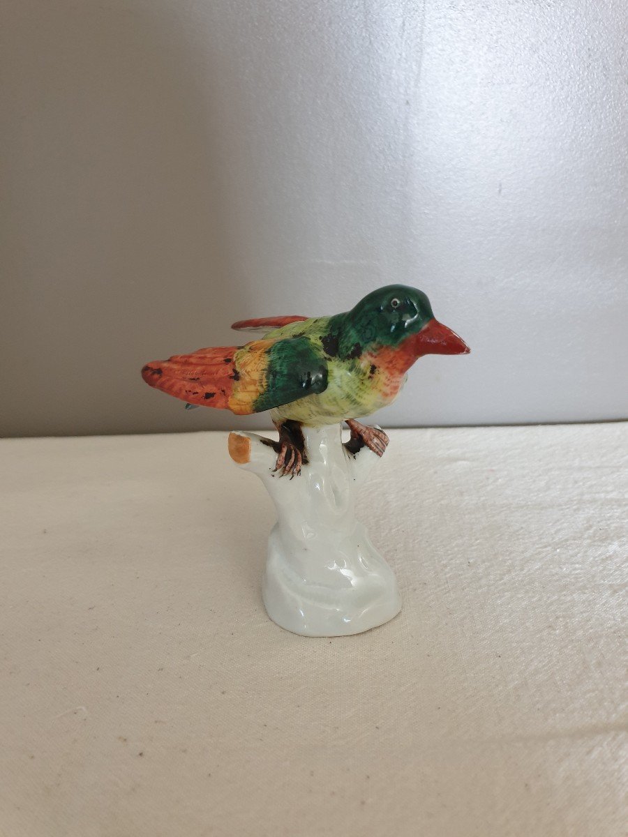 Samson Bird In Porcelain 19th. -photo-4