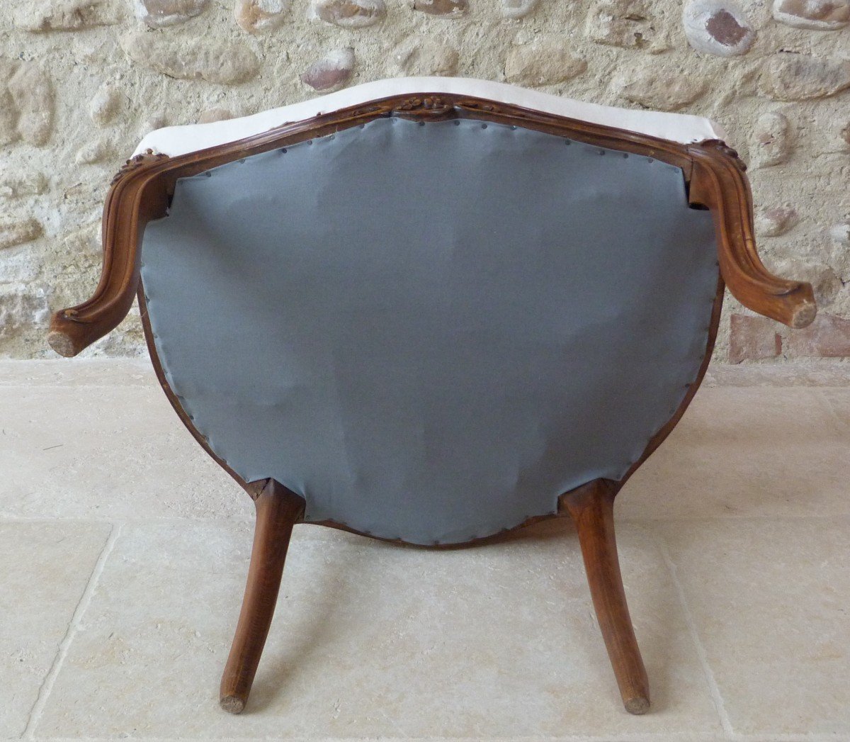 Suite De 4 Fauteuils Cabriolet De Style Louis XV-photo-3