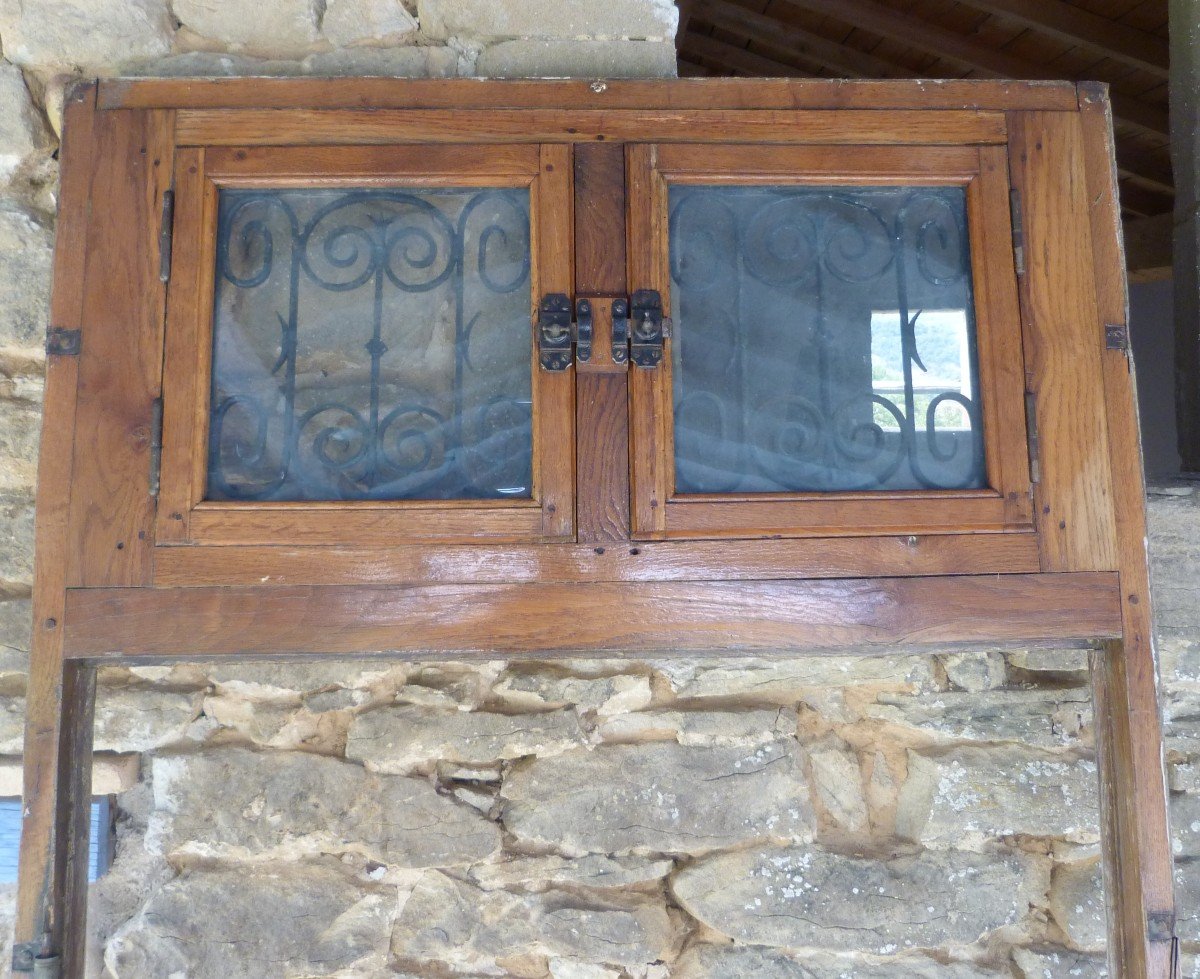 Late 19th Century Oak Entrance Door -photo-3