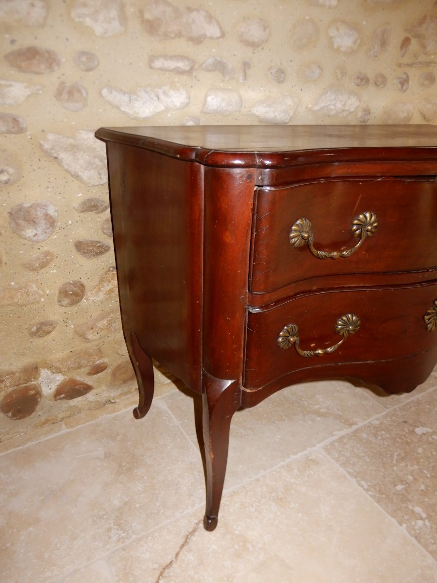 Commode Sauteuse Attribué à Jean-françois Hache, Vers 1770-photo-2