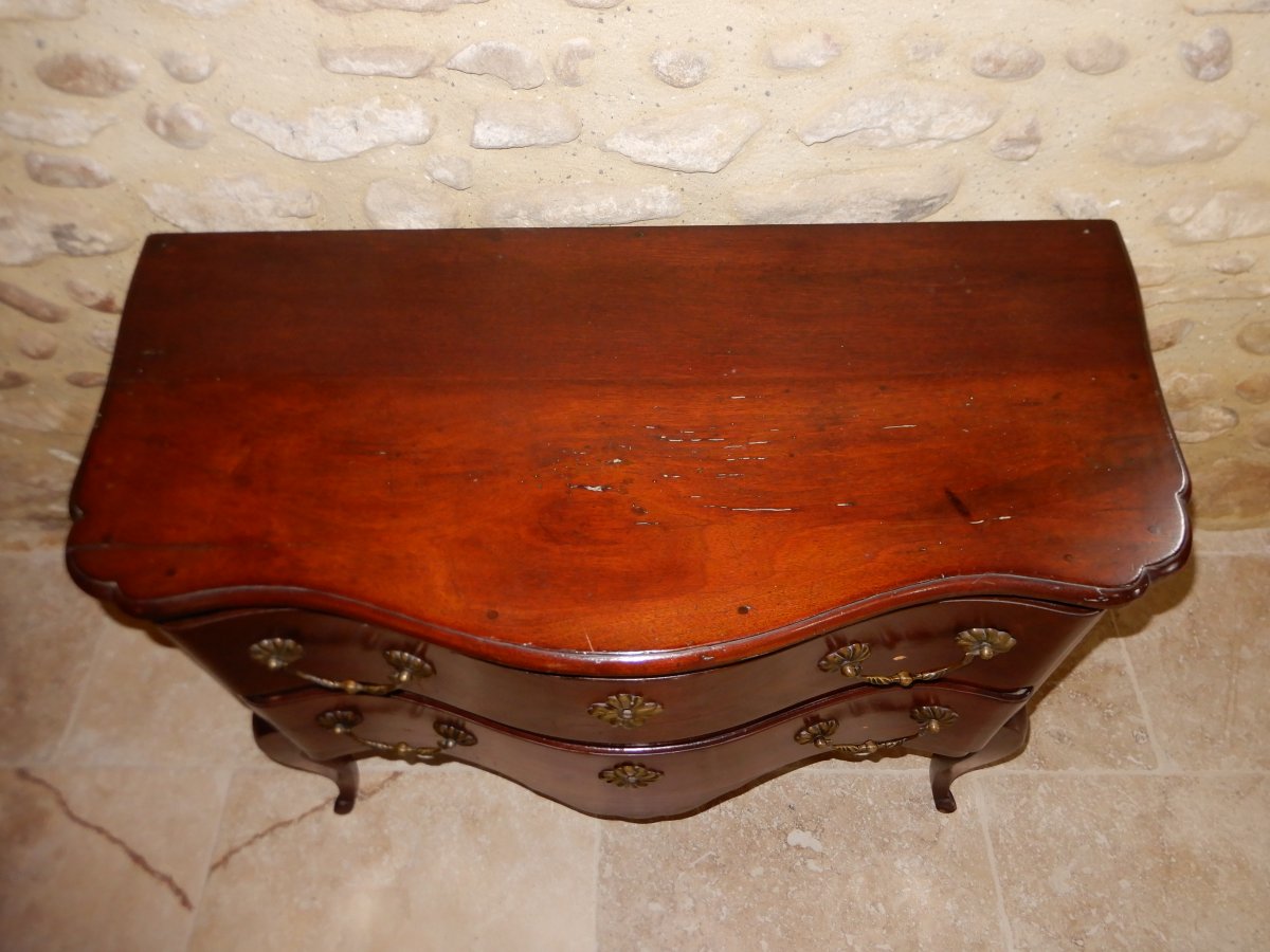 Commode Sauteuse Attribué à Jean-françois Hache, Vers 1770-photo-1