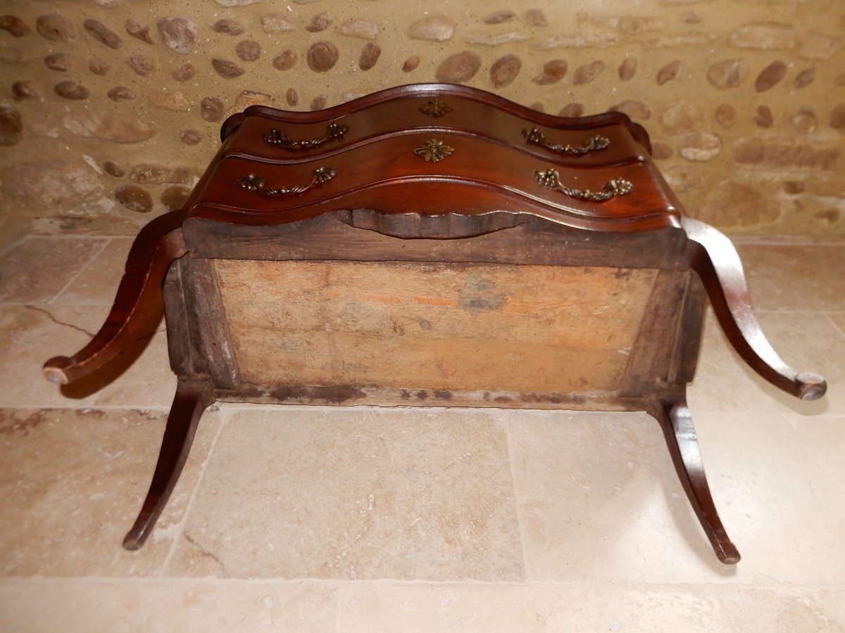 Commode Sauteuse Attribué à Jean-françois Hache, Vers 1770-photo-2