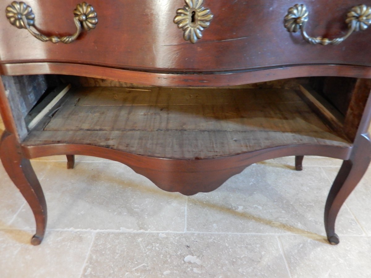 Commode Sauteuse Attribué à Jean-françois Hache, Vers 1770-photo-4