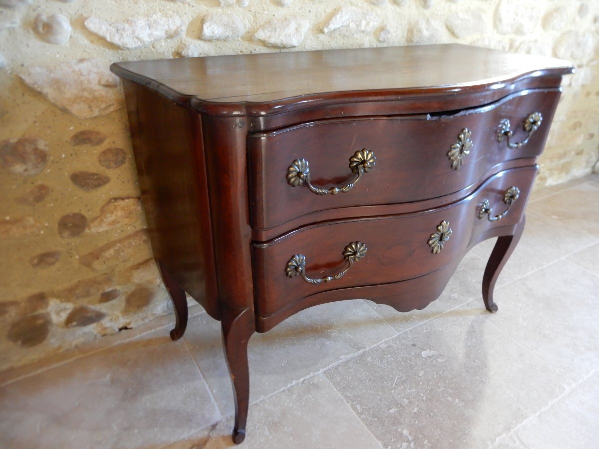 Commode Sauteuse Attribué à Jean-françois Hache, Vers 1770-photo-6