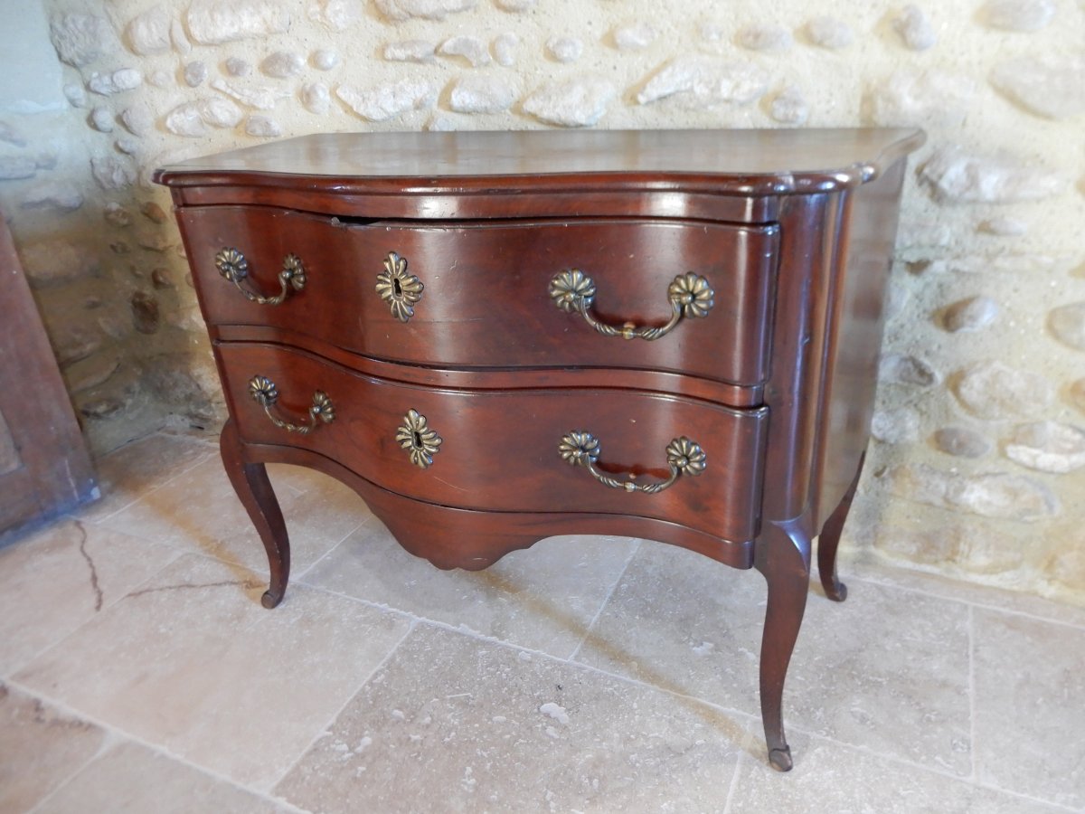 Commode Sauteuse Attribué à Jean-françois Hache, Vers 1770-photo-7