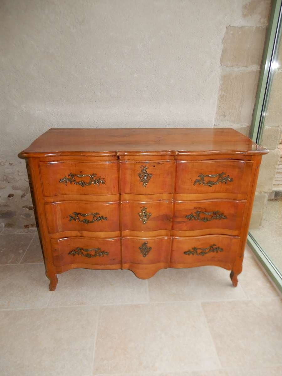 Commode Arbalète époque Louis XV  -photo-6