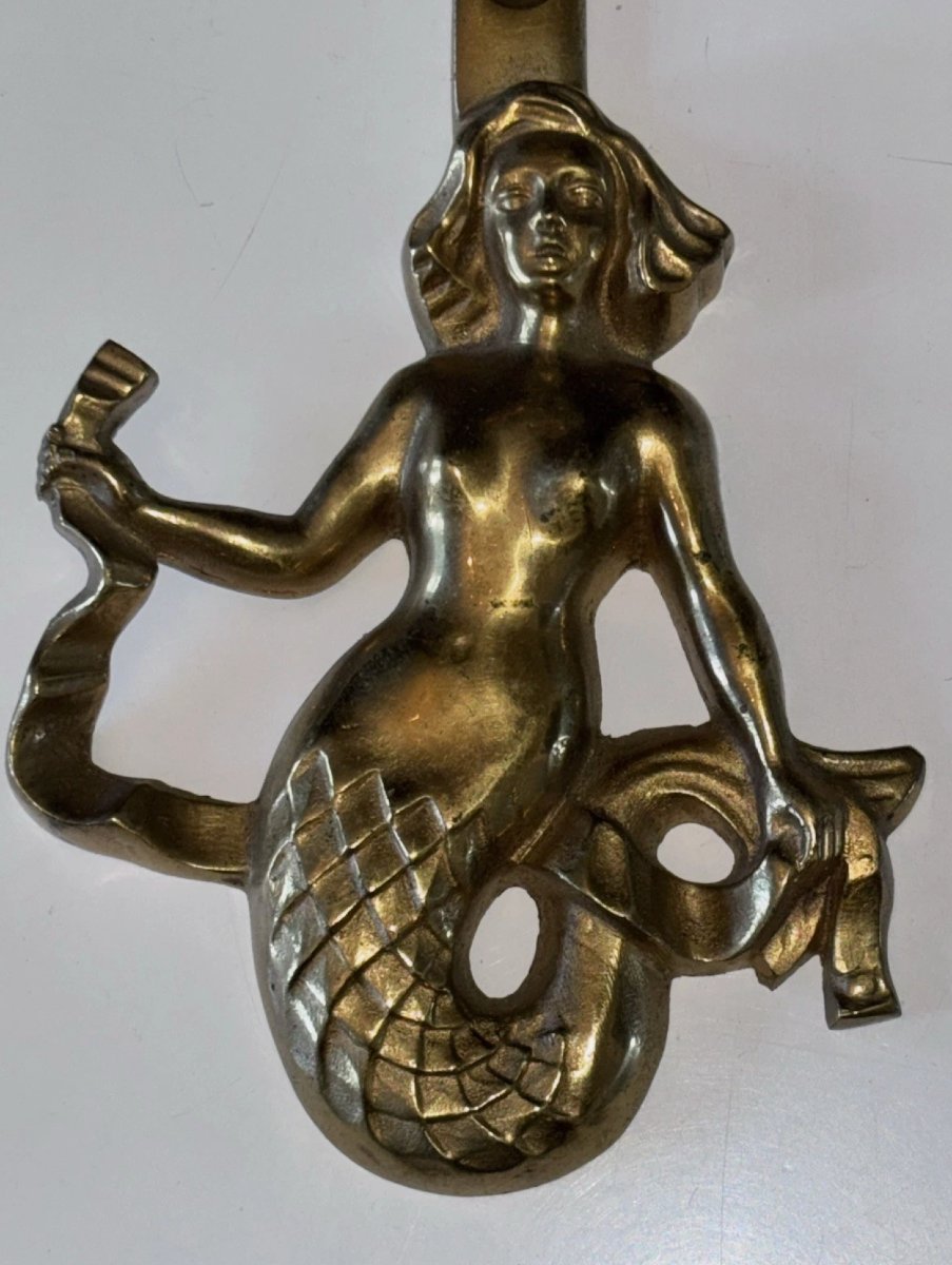 E. Guillemard (1918-1944) Two Art Deco Gilt Bronze Sconces Signed-photo-2
