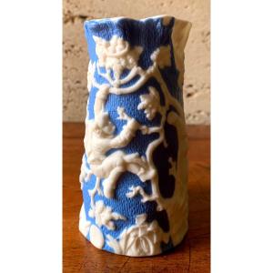 Small English Porcelain Vase By Tj Mayer And J Mayer, 19th Century: Les Dénicheurs