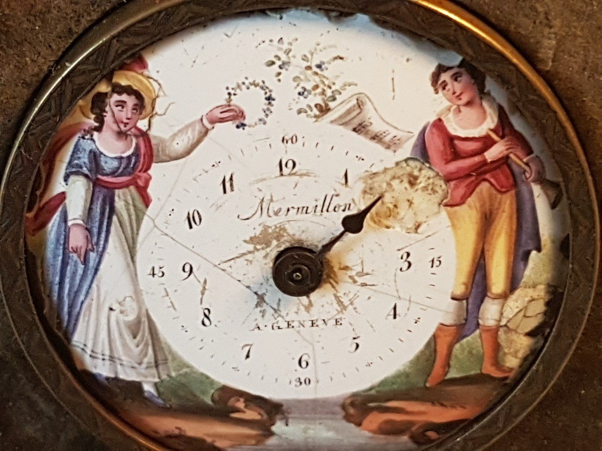 Montre  De Poche,  Mermillon A' Genève Avec Un  Boit  De Breguet.-photo-4