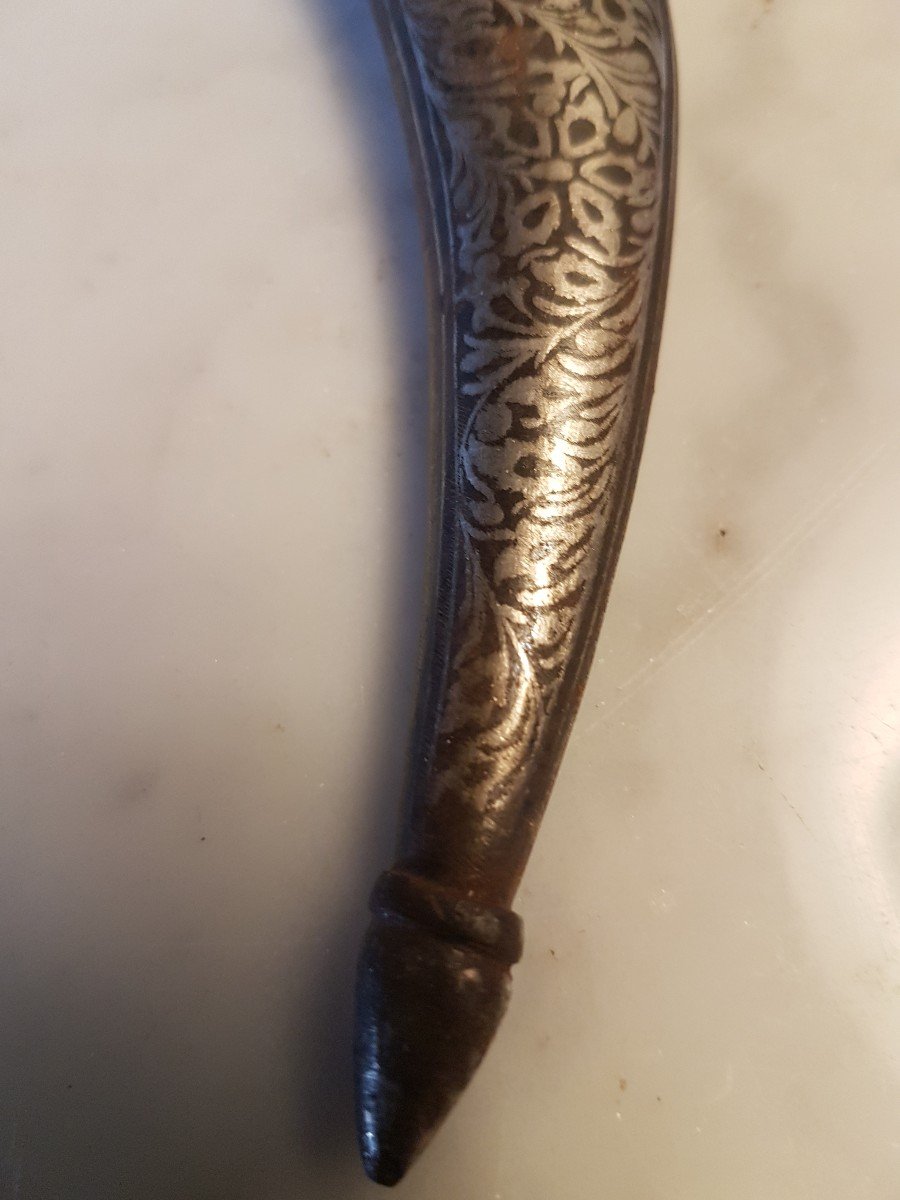 Malaysian Dagger With Elephant Handle. 20th Century. -photo-4