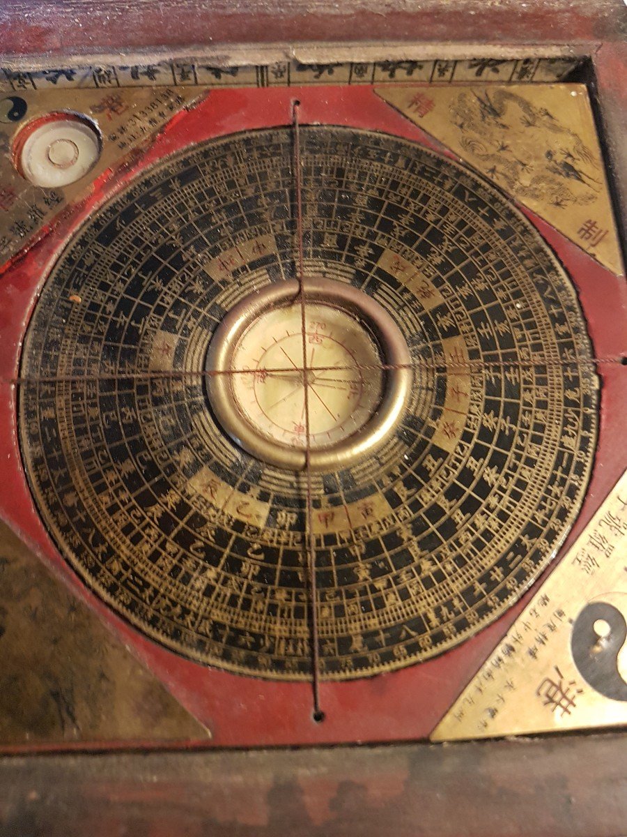 Boit Astrologie Chinois.  20eme Siècle. -photo-4