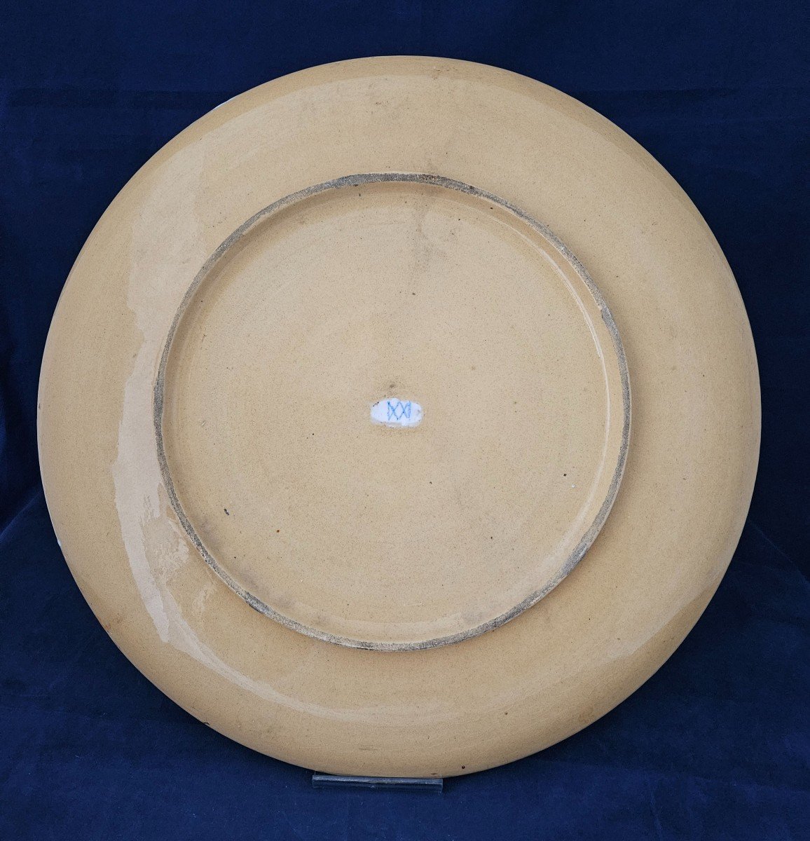 Large Earthenware Dish From Sèvres Optat Milet Barbotine Decor Signed L. Régnier Late 19th-photo-5