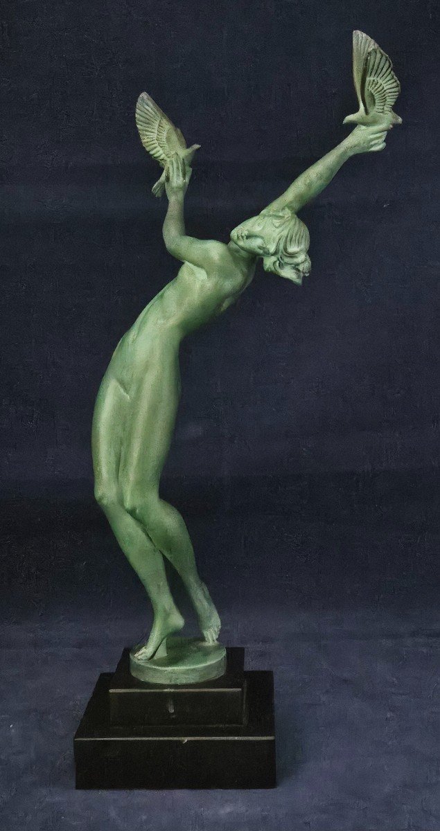 Fayral par Max le Verrier sculpture Art Déco circa 1930